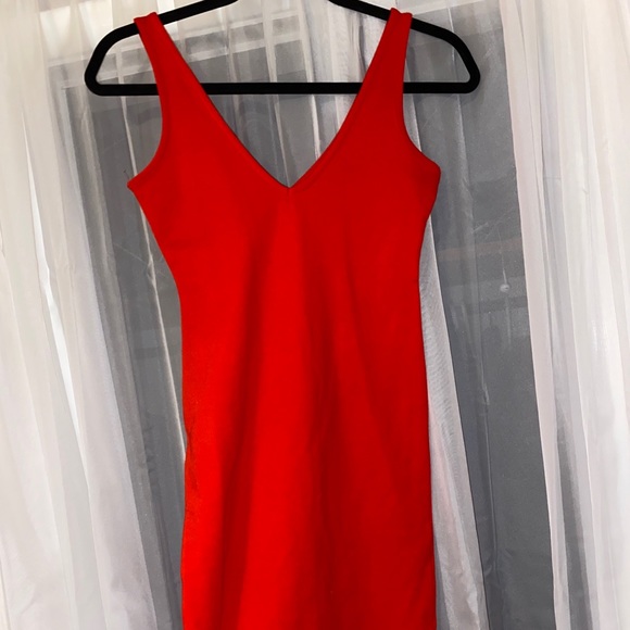 Forever 21 Fitted Red Dress - Picture 1 of 3